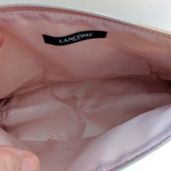 Lancôme LANCOME Rose Gold Metallic Camo Cosmetics Case Zippered Makeup Bag - Picture 4 of 6